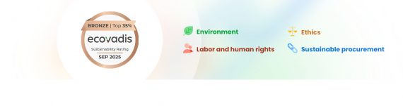 EcoVadis: another milestone in our CSR journey