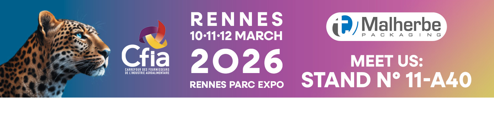Meet us at CFIA Rennes – March 10, 11 and 12, 2026